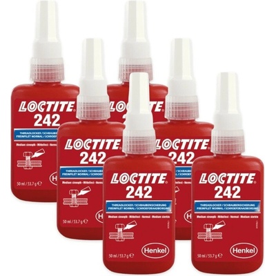 Loctite 242 strednepevnostný 50 ml 6 ks