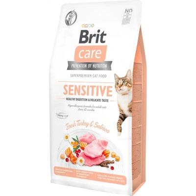 Brit Care Cat Без зърнени култури за чувствителни котки 400 г