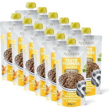 Applaws Dog Taste Toppers in Bone Broth vývar z kuracích kostí 12 x 200 g
