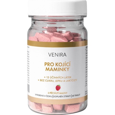 Venira Pro kojící maminky srdíčka malina 60 kapslí – Hledejceny.cz