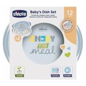 Chicco Set of 2 plates green