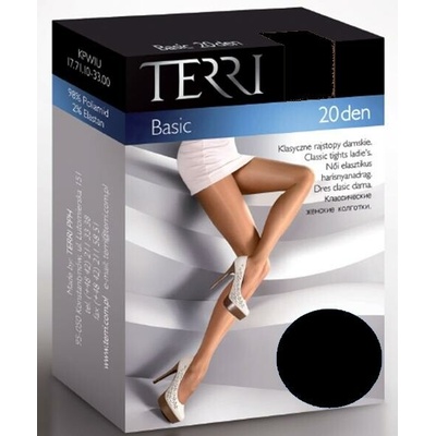 Terri BASIC 20 DEN standardní punčochové kalhoty nero černá