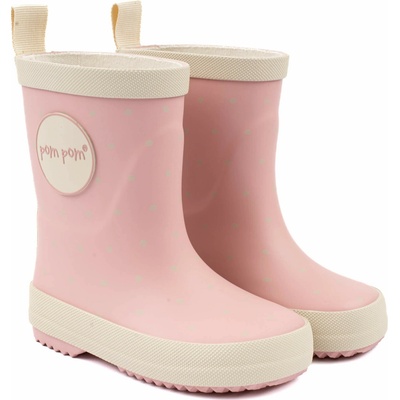 Pom Pom GumBoots růžové s puntíky