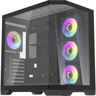 darkFlash FT418 PRO + 7 aRGB fans black