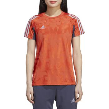 adidas Риза adidas TIRO SHORT SLEEVE JERSEY WOMEN hs9794 Размер S