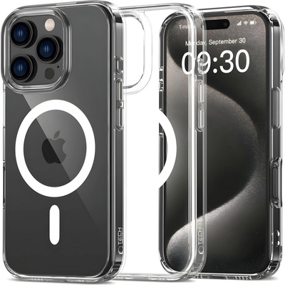 Tech-Protect Tech - Protect Flexair Hybrid MagSafe калъф за iPhone 16 Pro - Прозрачен KP35124