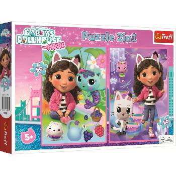 Trefl Пъзел Trefl 2 в 1 - Габи и приятели (93985)