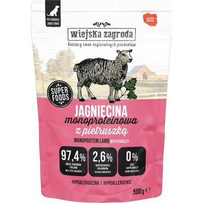 Wiejska Zagroda Monoprotein Lamb 500 g