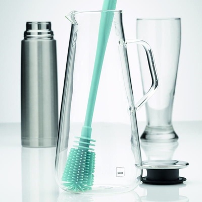 Kela kefa na čistenie fliaš Susa 31 cm sivá KL 10057