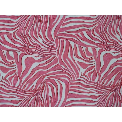 směsová šatovka 3403 růžový zebra motiv