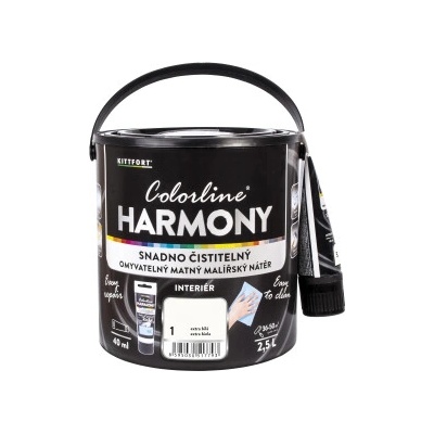 KITTFORT Colorline HARMONY 2,5 l extra bílá matná