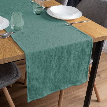 Biante Mušelínový behúň MSN-047 Pastelovo modrozelený 35x180 cm
