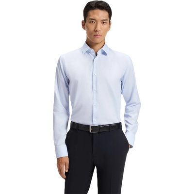 HUGO BOSS Риза с дълъг ръкав Boss Men's P Hank S Kent Long Sleeve Oxford Shirt - Pastel Blue