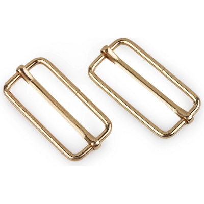 Pro Háčkování Posunovač na popruhy šíře 38 mm Balení produktu: 10 ks, Varianta: 4 zlatá klasik