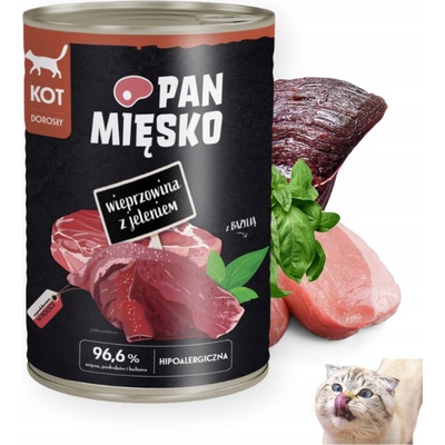 PAN MIĘSKO Hovädzie mäso s jeleňom 0,4 kg