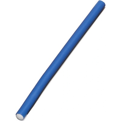 Papiloty - flexibilné penové natáčky na vlasy VÝPREDAJ: 8033 - 25 cm, hrúbka 14 mm, 12 ks/bal - modré