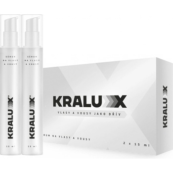 Kralux® Sérum pro navrácení barvy a podporu růstu vlasů a vousů 2 x 15 ml