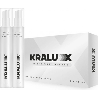 Kralux® Sérum pro navrácení barvy a podporu růstu vlasů a vousů 2 x 15 ml – Zbozi.Blesk.cz