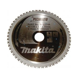 Makita нож за трион стомана SPECIALIZED 136x1.1x20 мм 56 зъба B-33744 (B-33744)