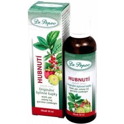 Dr.Popov Hubnutí bylinné kapky 50 ml