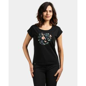 Kilpi Дамска памучна тениска Kilpi ROANE-W Black Kilpi | Cheren | ЖЕНИ | 34