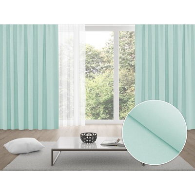 Biante Zatemňovací záves Blackout BKU-123 Svetlo mintový - šírka 140 cm 140x260 cm