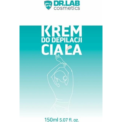 DR.LAB Cosmetics tělový depilační krém 150 ml
