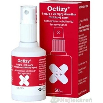 Octizy dermální roztokový sprej 50 ml