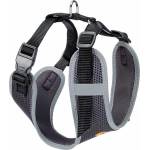 Ferplast - Nikita Harness XXS - Нагръдник за кучета с подплата и отразяващи шевове, вратна обиколка 15-22 см и гръдна 22-33 см. черен