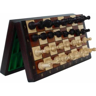 Desková hra, dřevěné šachy tradiční magnetické 140 mad
