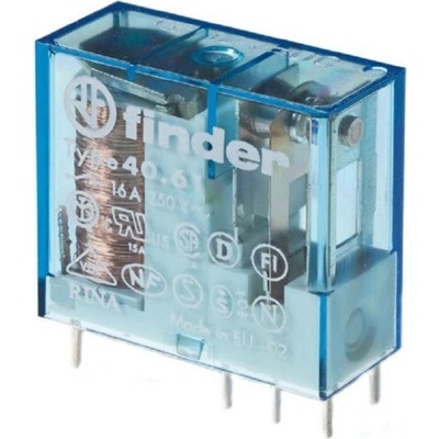 FINDER Relé 40.61.9.024.0000, 1P/16A, 24V DC 40619024