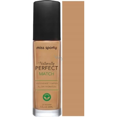Miss Sporty Naturally Perfect Match make-up 20 Warm 30 ml