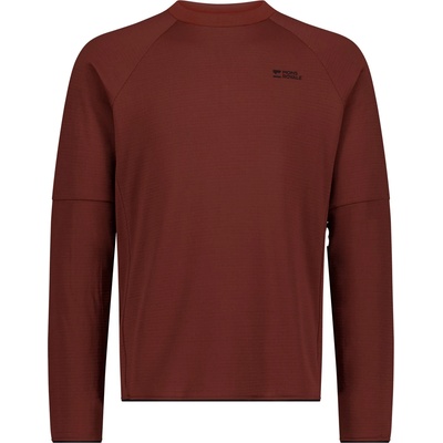 Mons Royale Мъжки вълнен пуловер Mons Royale Quad Merino Fleece Pullover Merino jumper - Sable (005-6991-0213)
