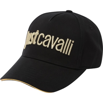 Just Cavalli Шапка с козирка черно, размер 55-60