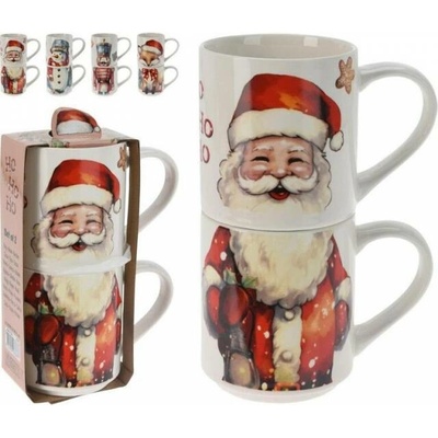 Kinekus Hrnček vianočný porcelán mix 2 x 265 ml