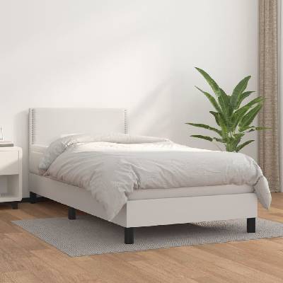 vidaXL 3141030 Boxspring postel s matrací umělá kůže / barva Černá