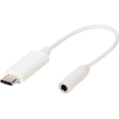 Vivanco Адаптер Vivanco - 45389, USB-C/жак 3.5 mm, бял (45389)