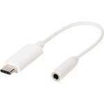 Vivanco Адаптер Vivanco - 45389, USB-C/жак 3.5 mm, бял (45389)