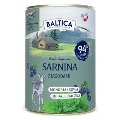 Baltica Smaki regionów Mono Roe deer with berries 400 g