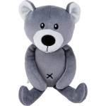 Balibazoo Мека играчка за гушкане Bali Bazoo - Teddy Bear, 20 cm, тъмносива (111067) - baby