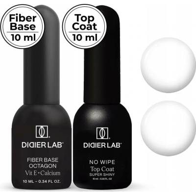 Didier Lab SADA: Fiber Baze Octagon + Vrchní lak Super Shiny