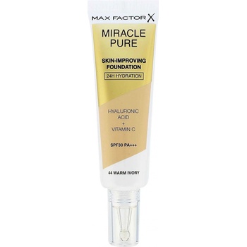 Max Factor Miracle Pure Skin dlouhotrvající make-up SPF30 44 Warm Ivory 30 ml