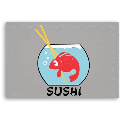 Fotoobraz 90x60 cm střední Sushi