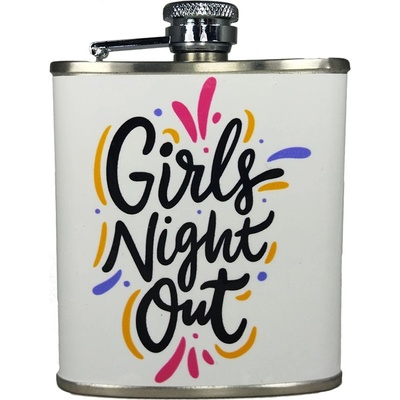 Ploskačka nerezová Girls Night Out White 180 ml