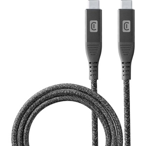 Cellularline Кабел USB-C to USB-C 3.1, бърз пренос на данни 10Gbps, 5A, 1.5м бял