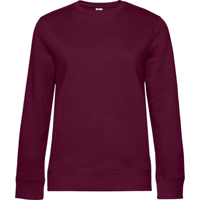 B&C Collection B&C QUEEN CREW NECK / Дамски суитшърт - бордо M (01W01Qx5502)