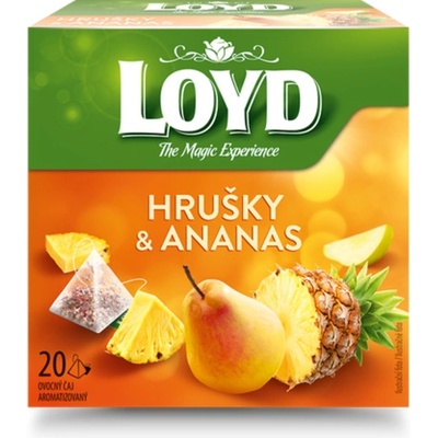 Loyd Tea pyramida Hruška a ananas 20 x 2,2 g