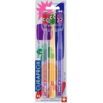 CURAPROX CS 5460 ultrasoft Okatá edícia zubná kefka 3 ks