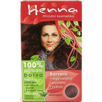 Henna prírodná farba na vlasy mahagón 33 g