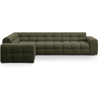 Micadoni Зелен ъглов диван (ляв ъгъл/L форма) Kendal - Micadoni (MIC_LC_L_137_F1_KENDAL4)